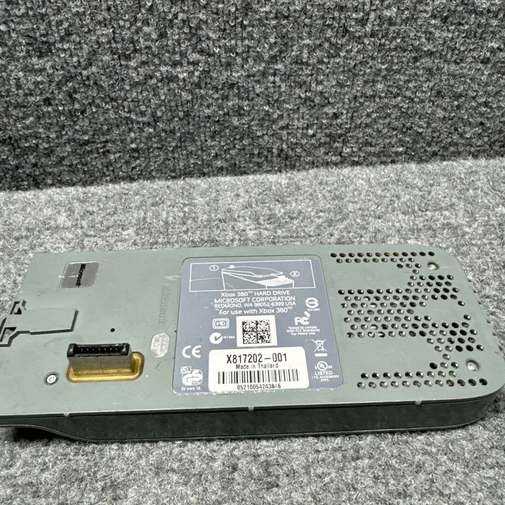 XBOX 360 Gray TOP‎ HARD DRIVE HDD 60GB-X817202-001